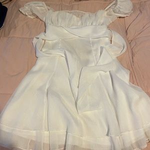 lucy in the sky white dress